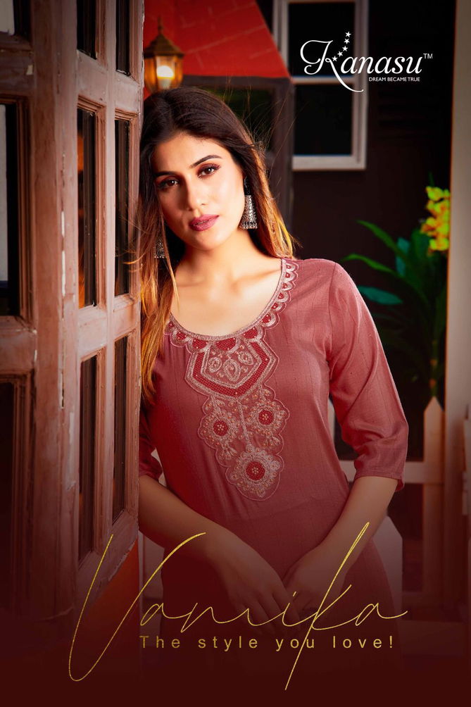 Vamika By Kanasu Designer Kurtis Catalog